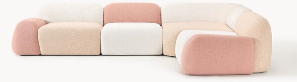 Modulární rohová pohovka Wolke, 4místná, řada Fuorisalone