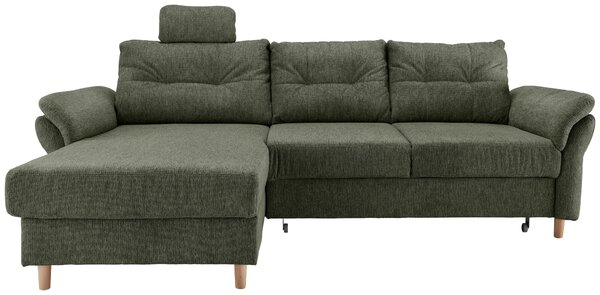 ROHOVÁ SEDAČKA, textil, tmavě zelená Livetastic - Sedací soupravy, Online Only