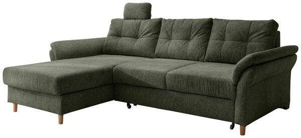 ROHOVÁ SEDAČKA, textil, tmavě zelená Livetastic - Sedací soupravy, Online Only