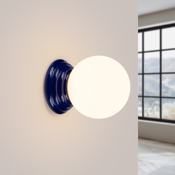 Sollux SL.1896 - Koupelnové nástěnné svítidlo ZORI 1xG9/8W/230V IP44 modrá