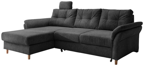 ROHOVÁ SEDAČKA, textil, antracitová Livetastic - Sedací soupravy, Online Only
