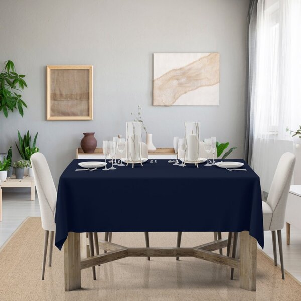 Ubrus Standard tmavě modrý Barva Modrá Rozměry 90x90 cm