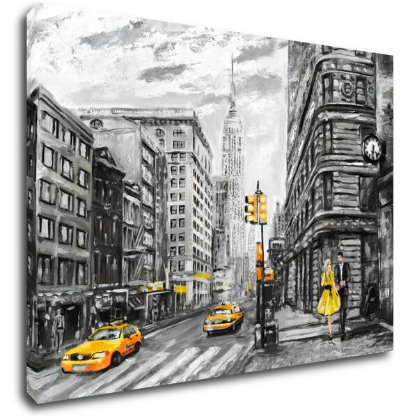 Impresi Obraz New York žluté detaily - 70 x 50 cm