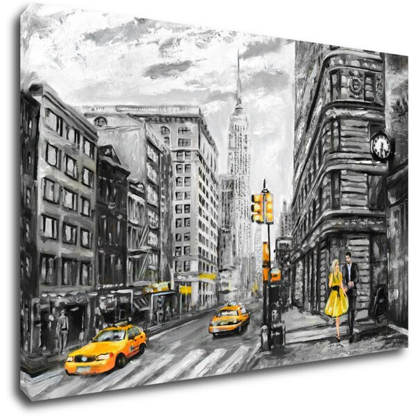 Impresi Obraz New York žluté detaily - 60 x 40 cm