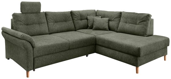 ROHOVÁ SEDAČKA, textil, tmavě zelená Livetastic - Sedací soupravy, Online Only