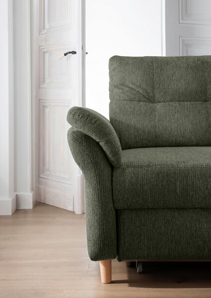 ROHOVÁ SEDAČKA, textil, tmavě zelená Livetastic - Sedací soupravy, Online Only
