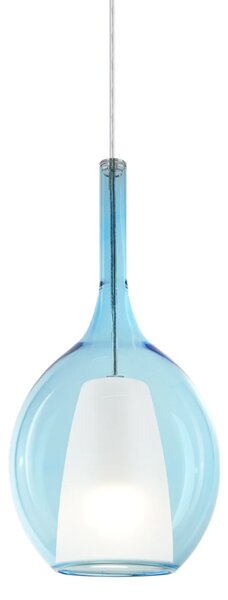 Závěsné svítidlo 2x E27 modrá IP20 Ideal Lux KALIQUE 360041