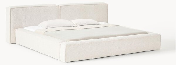Čalouněná bouclé postel Lennon