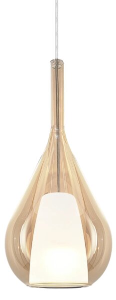 Závěsné svítidlo 3x E27 jantarová IP20 Ideal Lux KALIQUE 360058