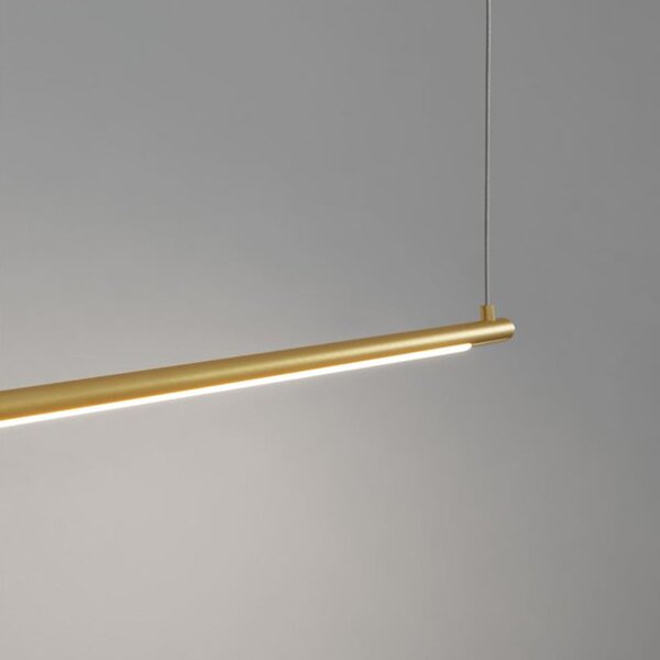 Nova Luce Elettra LED závěsné liniové svítidlo Černá