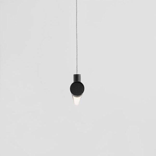 Nova Luce Elettra LED závěsné liniové svítidlo Černá