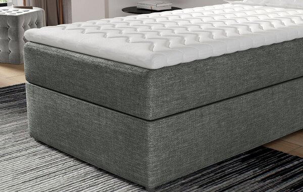 Jednolůžková kontinentální postel 90x200 OAKENLY - modrá