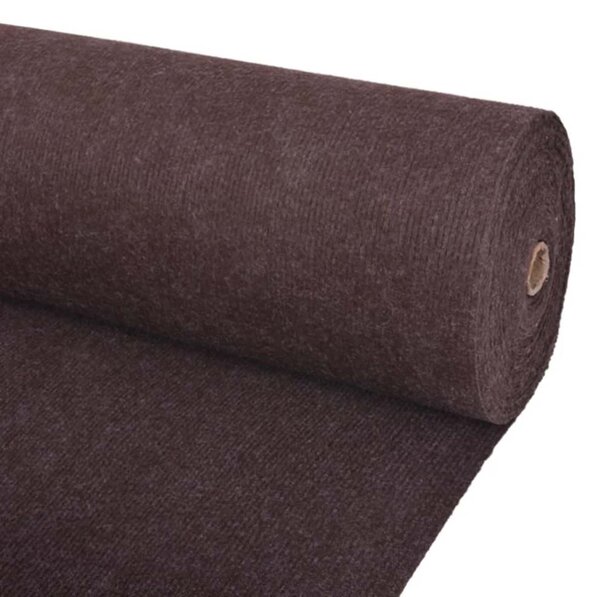 Koberec Hnědá 1,2 x 10 m Polyester