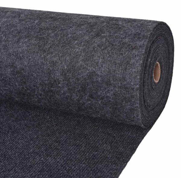Koberec Antracitová 1,2 x 15 m Polyester