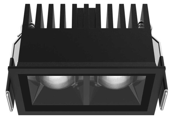 Recta LED zápustné bodové svítidlo Ra>90 Černá32700K