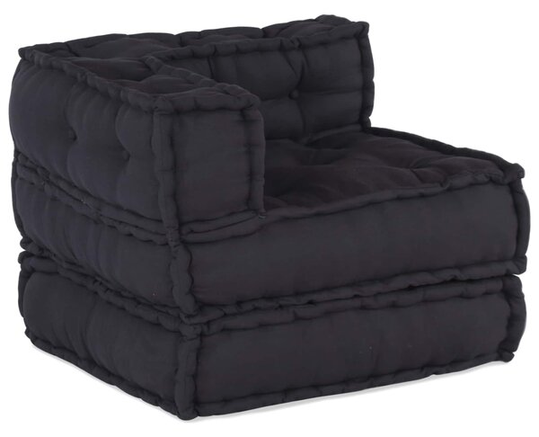 Modulová pohovka 3 pcs Antracitová Textil