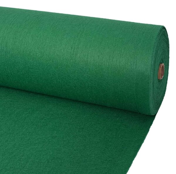 Koberec Jednobarevný Zelená 1,2 x 12 m Polyester