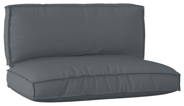 Sada polštářů na paletu 2 pcs Antracit Oxford látka