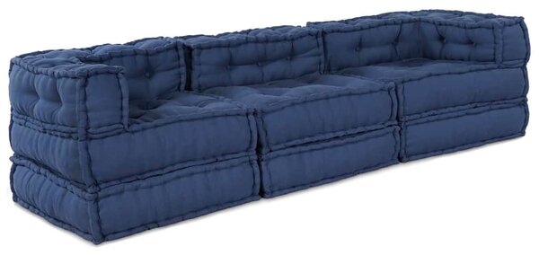 Modulová pohovka 3 pcs Indigo Textil