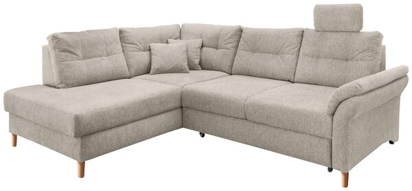 ROHOVÁ SEDAČKA, textil, béžová Livetastic - Sedací soupravy, Online Only
