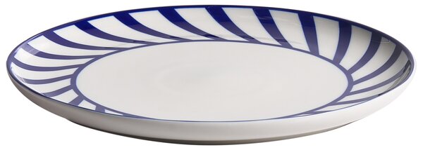 Sada 24 kusů nádobí SHISO Porcelán Bílá/Modrá
