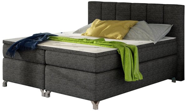 Boxspringová postel 140x200 BRALIO - černá 1