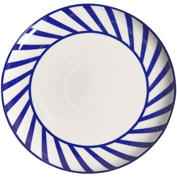 Sada 24 kusů nádobí SHISO Porcelán Bílá/Modrá