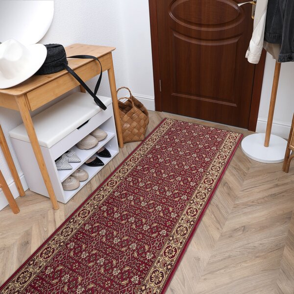 Associated Weavers Běhoun pogumovaný BIDJAR 10 bordó Šíře: 67 cm