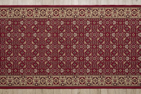 Associated Weavers Běhoun pogumovaný BIDJAR 10 bordó Šíře: 67 cm