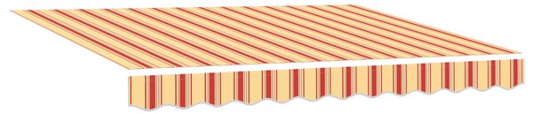 Stahovací markýza Žlutá a oranžová 300 x 250 cm