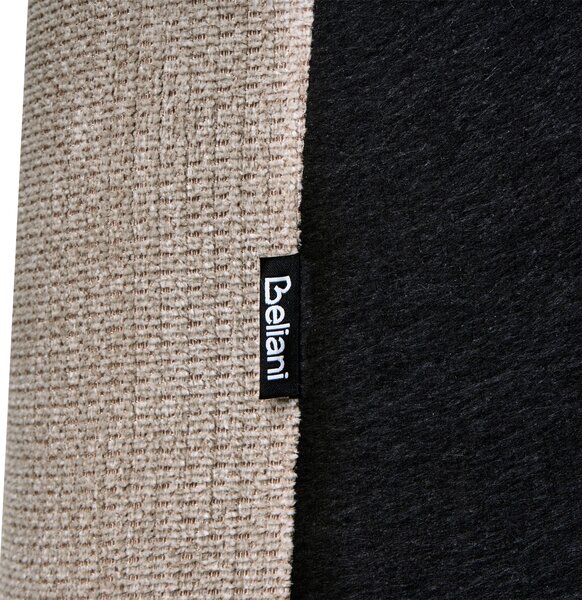 Postel s úložným prostorem Tkanina GRASSE 160 x 200 cm Taupe