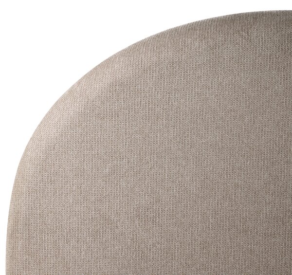 Postel s úložným prostorem Tkanina GRASSE 160 x 200 cm Taupe