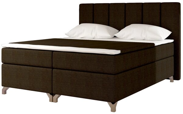 Boxspringová postel 140x200 BRALIO - hnědá