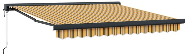 Stahovací markýza Vícebarevný 300 x 250 x 165 cm Textil a kov
