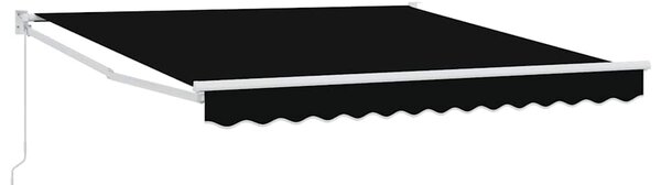 Stahovací markýza Černá 300 x 250 x 165 cm