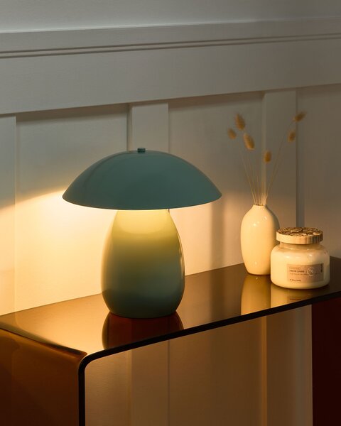 Stolní lampa SIGI Kov Světle zelená