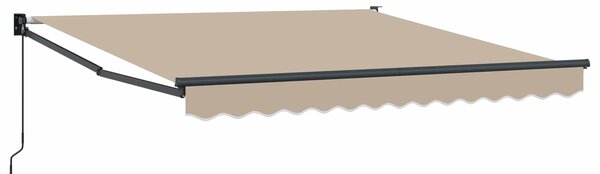 Stahovací markýza Béžová 300 x 250 x 165 cm