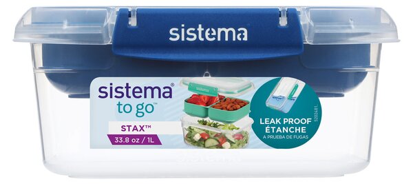 Sistema Box na jídlo s vložkou Stax To Go 1l Barva: minty teal