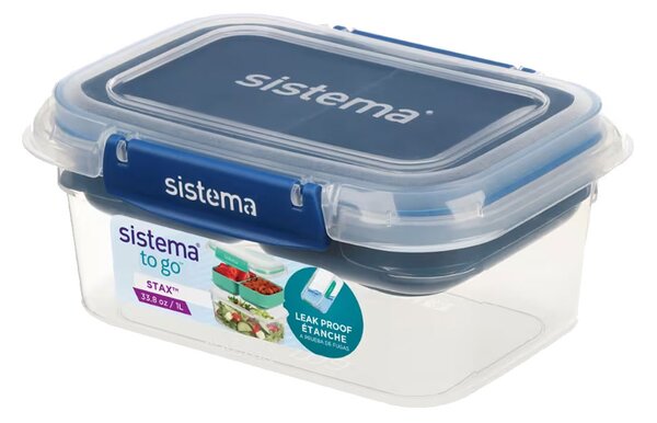 Sistema Box na jídlo s vložkou Stax To Go 1l Barva: minty teal