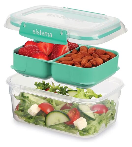 Sistema Box na jídlo s vložkou Stax To Go 1l Barva: minty teal
