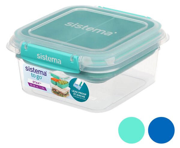 Sistema Box na jídlo s vložkou Stax To Go 1,15l Barva: minty teal