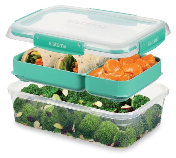 Sistema Box na jídlo s vložkou Stax To Go 2,2l Barva: ocean blue