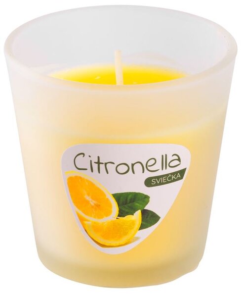 Sviečka Citronella CG144, 80 g, pohár