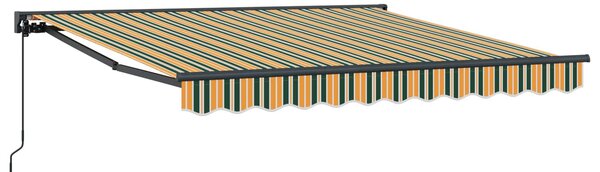 Rám markýzy Zelená a žlutá 300 x 250 cm