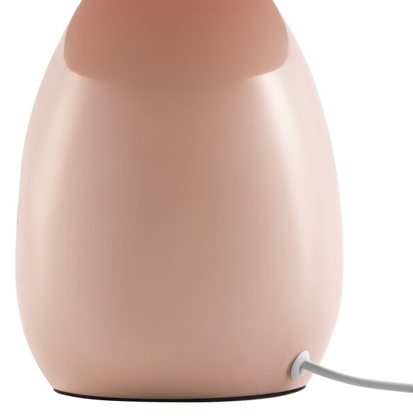 Stolní lampa SIGI Kov Pastelově růžová