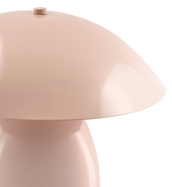 Stolní lampa SIGI Kov Pastelově růžová