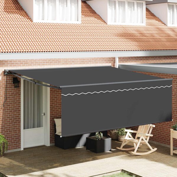 Rám markýzy Žlutá a bílá 350 x 250 cm