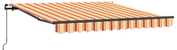 Stahovací markýza Žlutá a oranžová 350 x 250 cm