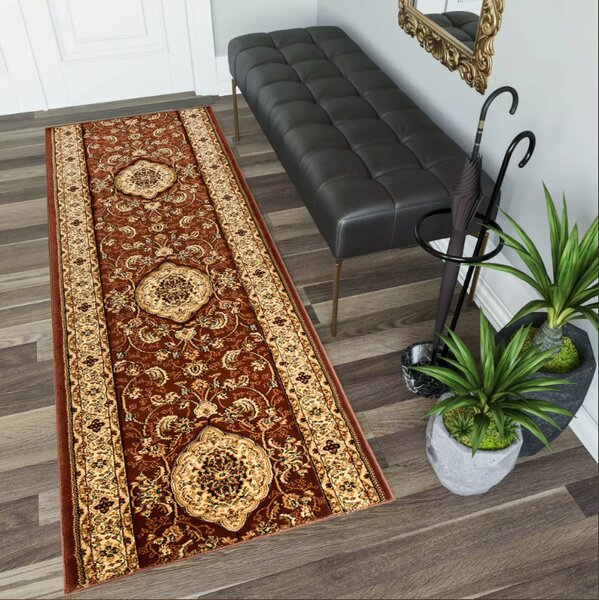 Makro Abra Běhoun klasický YESEMEK 6956F hnědý Šíře: 70 cm