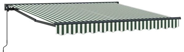 Rám markýzy Zelená a bílá 350 x 250 cm